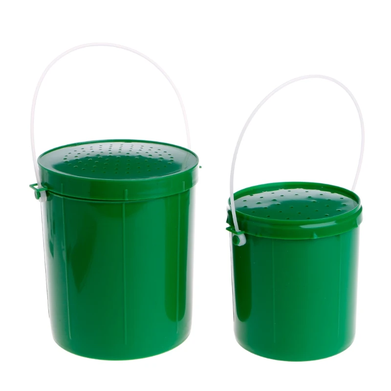 

Fishing Bait Bucket Breathable Live Earthworm Maggot Worm Lures Container Tackle Fishing Accessories