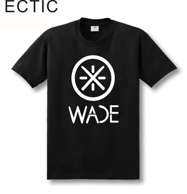 ECTIC WOW Way of Wade Dwyane Wade sitcoms парная одежда Мужская футболка - Цвет: black