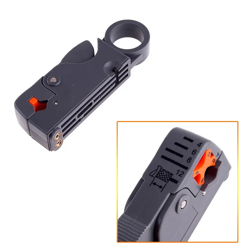 Rotary Coaxial Cable Wire Stripping Stripper Cutter Stripper for RG59/6/58 Network Tool Computer Networking Drop Shipping