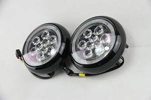 E4 R87 Led DRL+ Led ралли светильник для Mini Cooper R55 Clubman R57 Кабриолет R58 купе R60 земляк R61 Paceman 12-14 - Цвет: Темно-серый