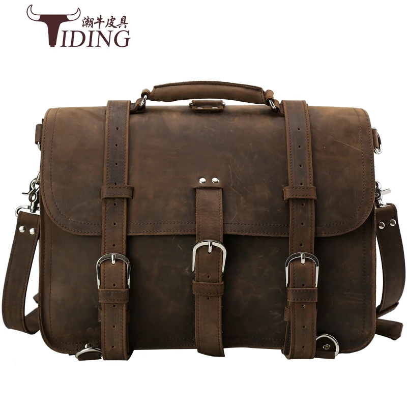 

travel bags cow leather 2017 new european fashion vintage casual business dress big handbags large brand real leather travel bag
