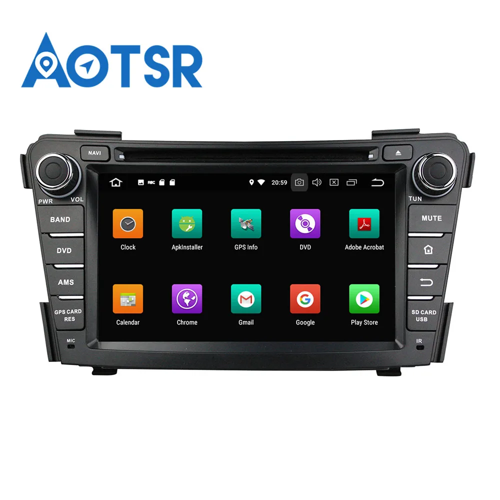 Flash Deal Octa Core Android 9.0 RAM 4GB ROM 32GB Radio Car DVD Player GPS Navigation For HYUNDAI I40 2011-2015 GPS Free Map card stereo 3
