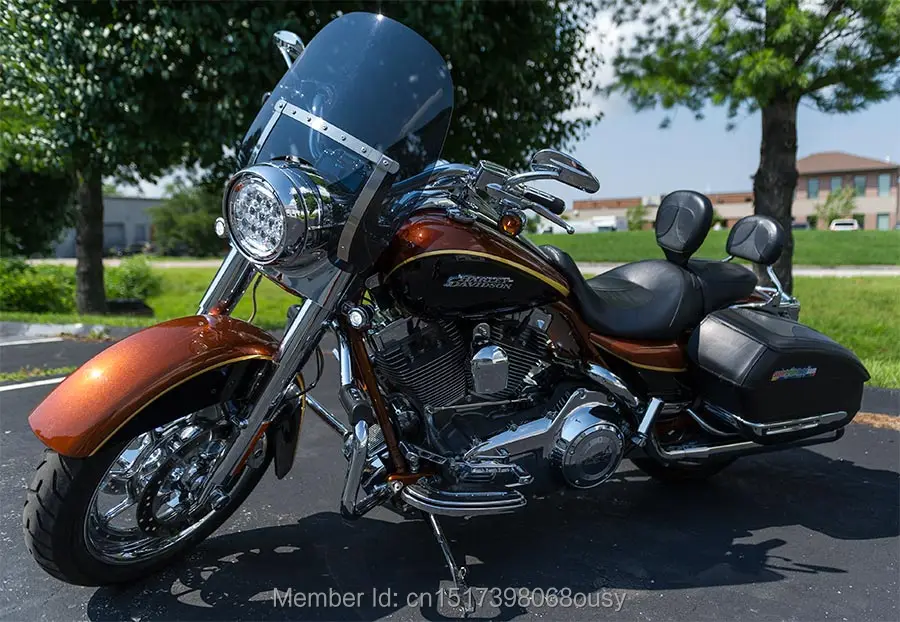 7quot-round-40w-led-driving-light-insert-with-bracket-harley012