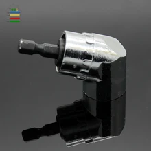 1/4″ Hex Magnetic Angle Bit Driver Adapter Screwdriver 105 Degree Adjustable Thumb Flange Off-Set Power Head Power Drill Driver