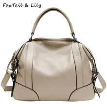 Лисохвост и Лилия настоящая кожаная сумка женские дизайнерские сумки высокого качества из натуральной кожи сумки через плечо роскошные сумки-тоут