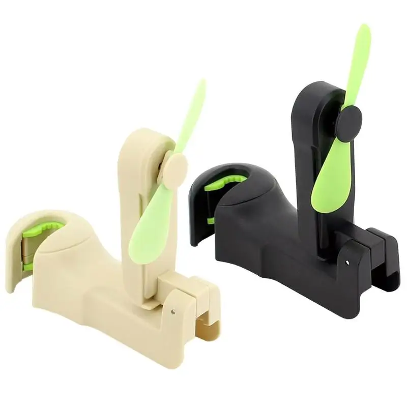 

Car Headrest Hanger with Fan Seat Back Storage Hook Clip for Bag Groceries