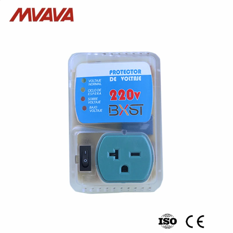 

MVAVA Home High Voltage Wall Receptacle US Plug Charger Outlet Resistant AC Stabilizer Socket Voltage Protector Free Shipping