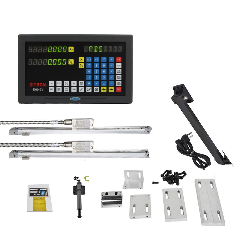 

3 Axis 1um Resolution Magnetic scale Kit Dro Digital Readout , 3 Axis Magnetic scale Kit for Lathe Machine /Milling Machine