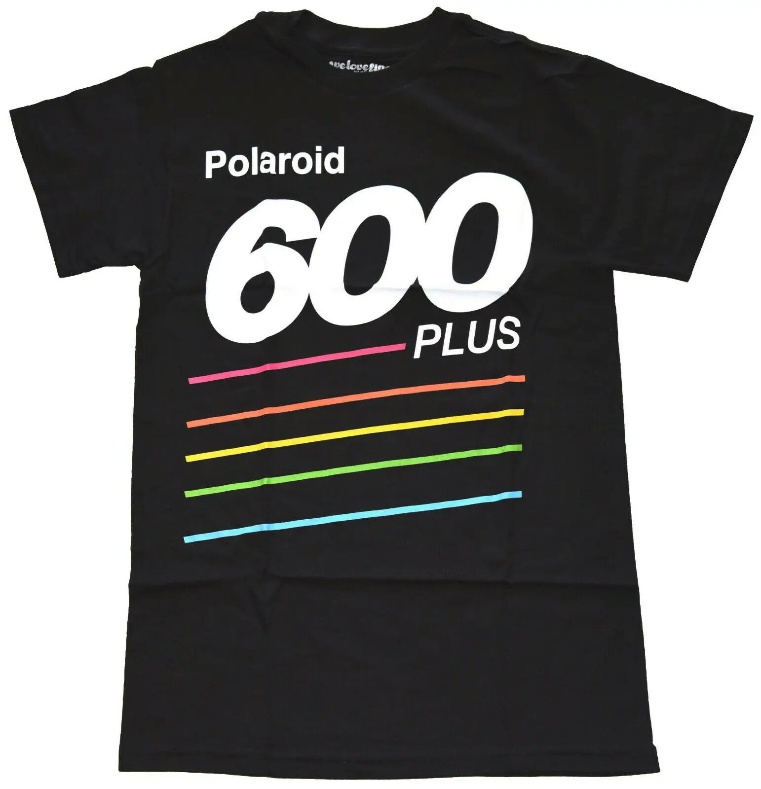 Polaroid 600 плюс Черная Мужская графическая футболка Новинка|Футболки| |