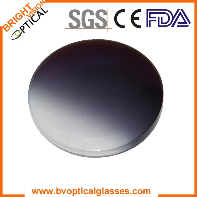 FREE SHIPPING 1.56index bifocal photochromic sunglasses lens