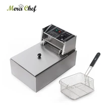 ITOP 8L Professional Electric Deep Fryer Stainless Steel Tray With Basket And Lid 220V / 50Hz For Household Or Commercial Use ITOP 8L Professional Electric Deep Fryer Stainless Steel Tray With Basket And Lid 220V / 50Hz For Household Or Commercial Use