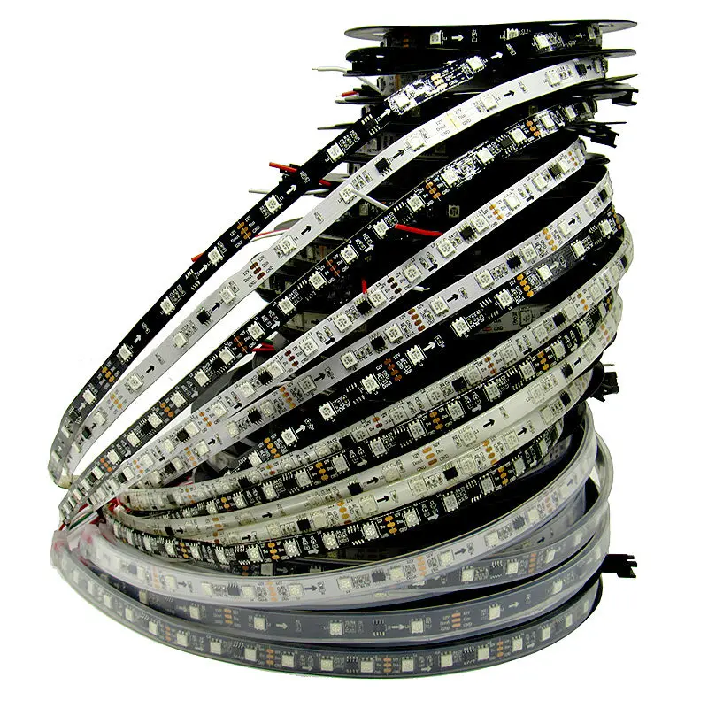 

1m/5m 30/48/60/96/144LEDs/m WS2811 LED Strip 5050 SMD RGB Addressable LED Pixel Strip Ambilight TV 12V Digital RGB Flexible Tape