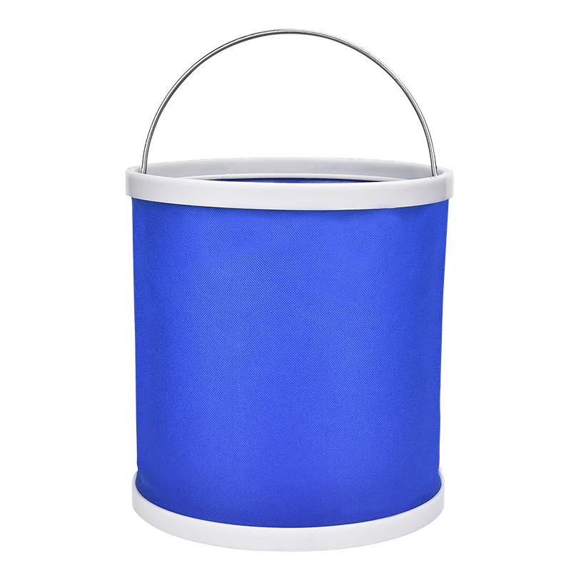 

New Outdoor Multifunctional Folding Bucket Fishing Automotive Car Washbasin Camping Foldable Bucket Supplies