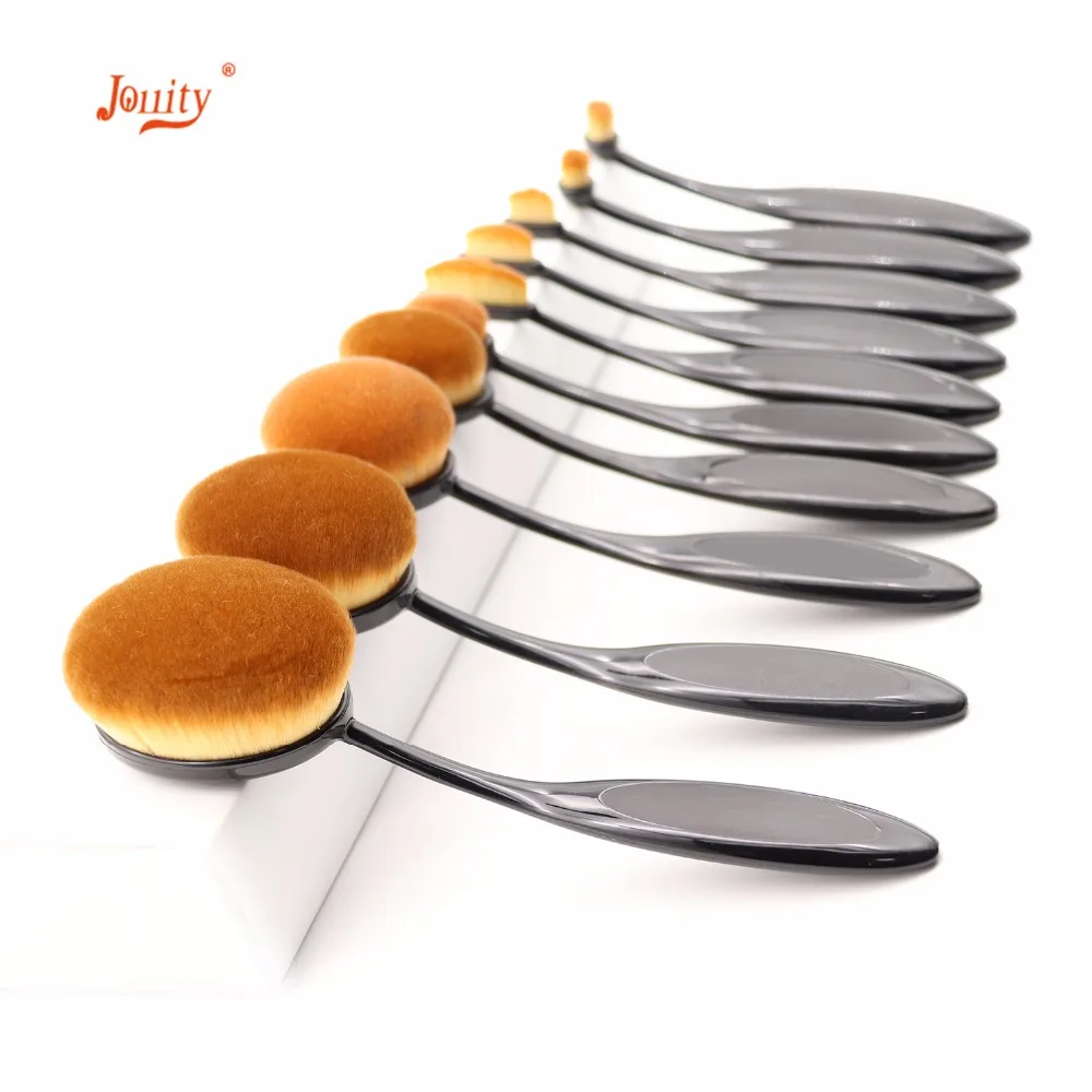

jollity Makeup Brushes Set Foundation Powder Eyeshadow Contour Concealer Blush Beauty Cosmetic Make Up Tool Kits Fiber hair