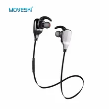 Moveski MH901 с Bluetooth микрофоном беспроводная гарнитура-вкладыши с шумоподавлением спортивные наушники Sweatproof