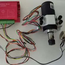 250 Вт ER11 12000 об/мин BLDC мотор шпинделя и MACH3 драйвер и переключатель питания и кронштейн с ЧПУ комплекты