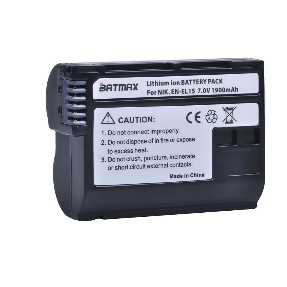 1Pc Gedecodeerd EN-EL15 ENEL15 En EL15 Camera Batterij Voor Nikon D500,D600,D610,D750, d7000, D7100,D7200,D800,D850,D810,D810A & 1 V1