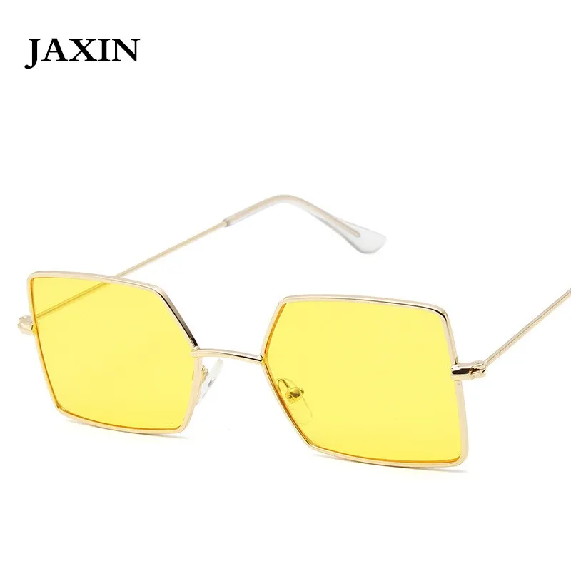 JAXIN oculos индивидуальные защитные солнцезащитные очки мисс Мода металлическая