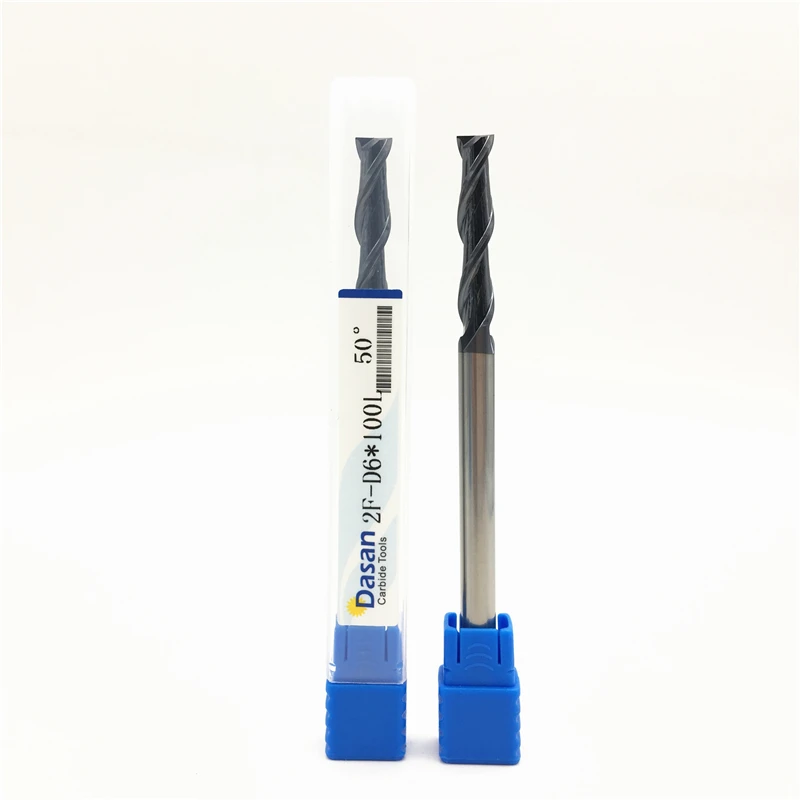 Flat End Mill HRC50°F2 D6X100L (6)