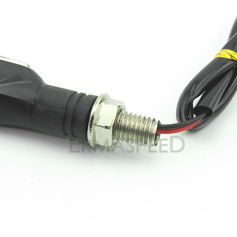 4 unidades/(1 Unidades) Universal de La Motocicleta LED de Señal de Vuelta Indicador Luz Ámbar Flexible para YAMAHA TMAX 530 2012-2016 500 2008-2011