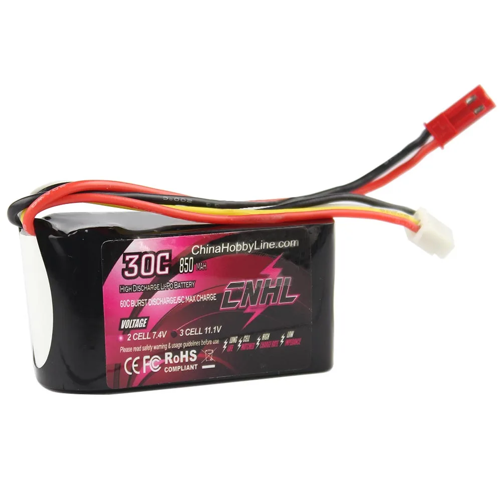 

5pcs combo CNHL LI-PO 850mAh 11.1V 30C(Max 60C) 3S Lipo Battery Pack for RC Hobby free shipping