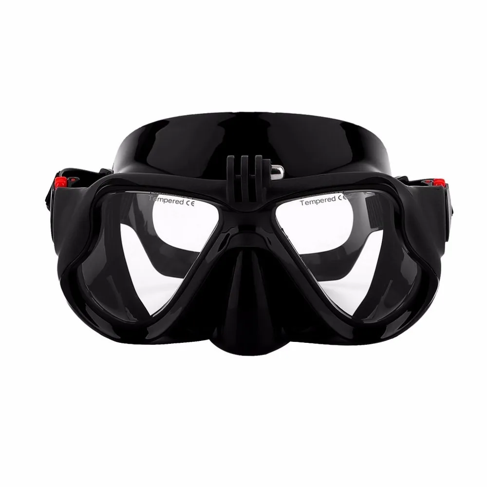 TSAI Professional подводная камера обычная маска для дайвинга подводная трубка плавательные очки подходит для стандартной спортивной камеры GoPro
