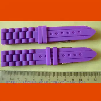 

1 x 20 mm Silicone watch band Purple #08
