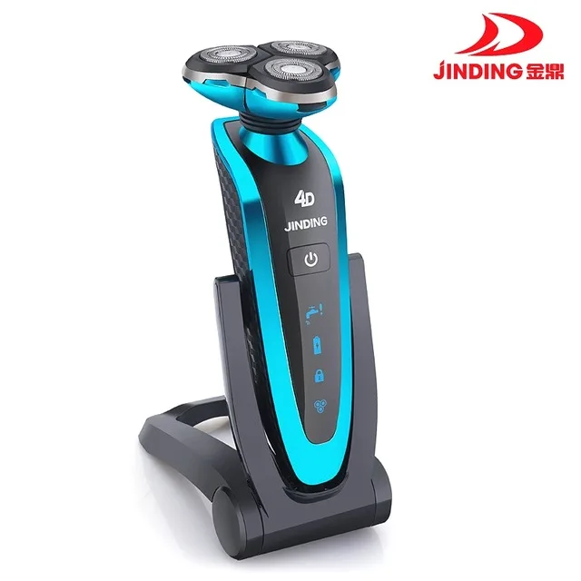 

1pcs Jinding triple blade Shaver Rechargeable Electric waterproof 4D shaving machine waterproof beard wet&dry cleanig shaver
