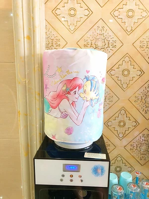 1 Pcs Cartoon Melody Twin Stars Mickey Stitch Princess Water Dispenser Covers Buckets Dust-Proof Cover - Цвет: design 19