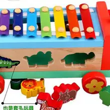 Игрушечный музыкальный инструмент Детские развивающие восемь ксилофон Животное Головоломка building block деревянная игрушка животное hauls автомобиль Хлопушка игрушка