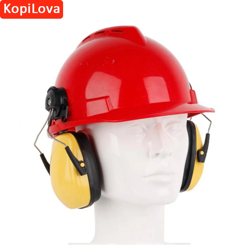 

KopiLova 10pcs Professional Noise Earmuffs Ear Protector Anti Noise Hearing Protector Soundproof Earmuff Only Use on Helmet