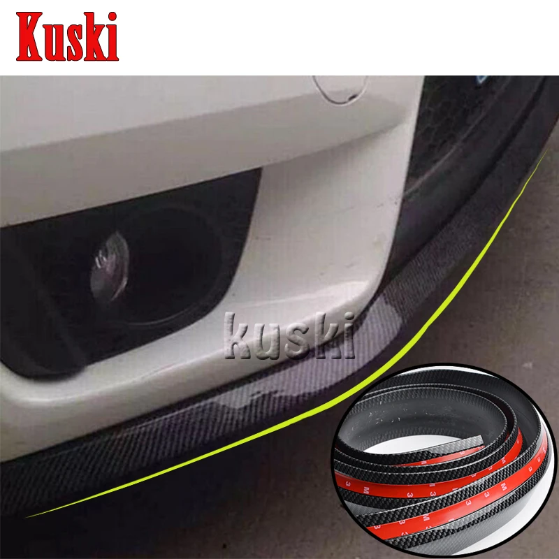 

2.5m Car Front Chin Spoiler Stickers For Nissan Qashqai X-TRAIL Juke TIIDA Note Almera March Citroen C4 C5 C3 C2 Accessories