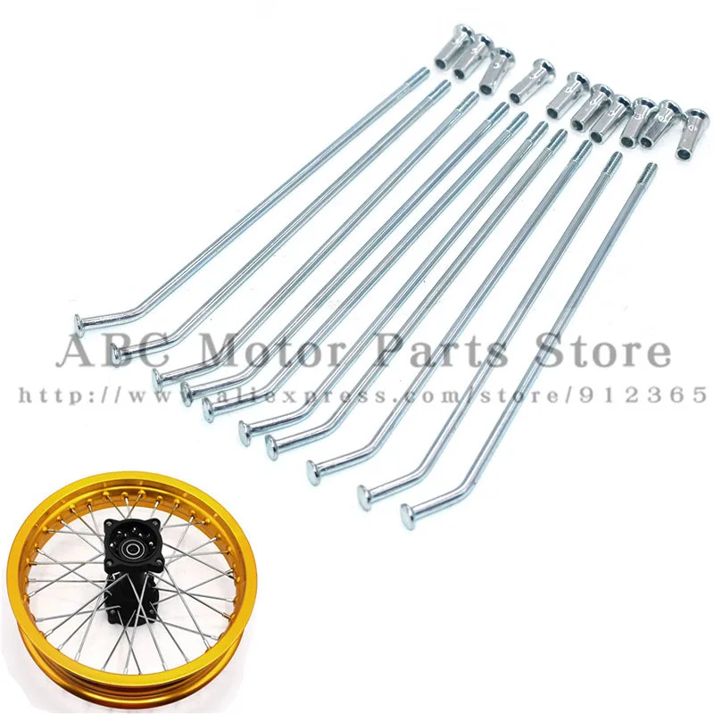 Dirt Bike Wheel Spoke 10inch 12inch 14inch 16inch Front Rim hub Rear Rim Hub Wirein Rims from