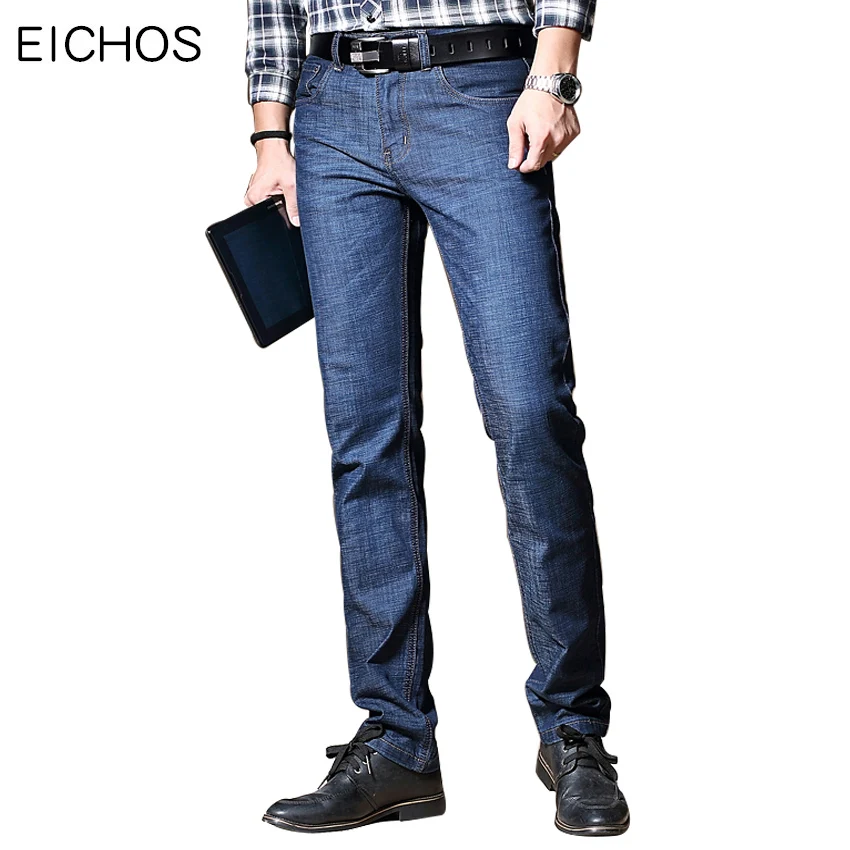 

EICHOS Mens Fashion Skinny Jeans 2018 Casual Stretch Men Biker Denim Straight Classic Mens Business Jeans Overalls For Man