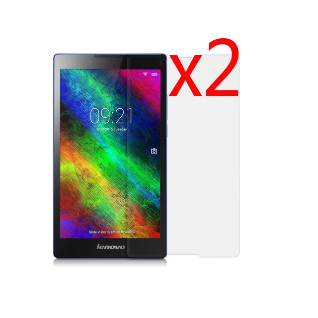 

2x Clear Films +2x Cloth, LCD Screen Protector Protective Film Guards For Lenovo Tab 2 Tab2 8.0 A8-50F/LC Tab 3 TB3-850F/M/L 8"