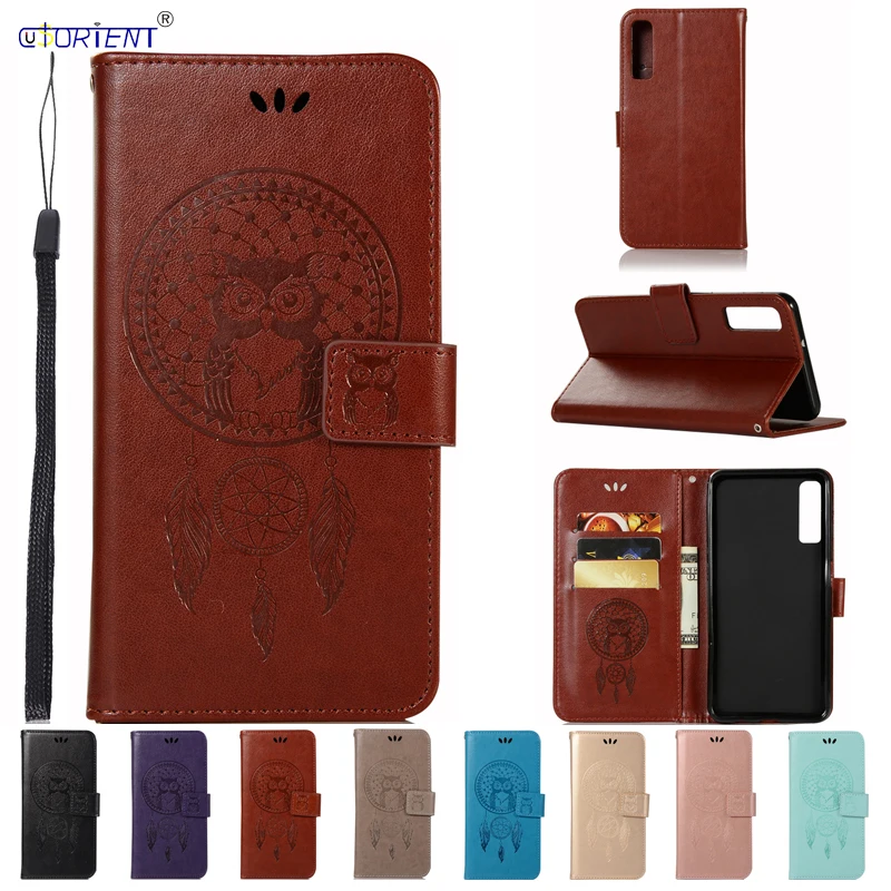 

Flip Case for Samsung Galaxy A7 2018 A750 A78 PU Leather Cover SM-A750FN/DS SM-A750X SM-A750F Flip Wallet Card Slot Phone Bags