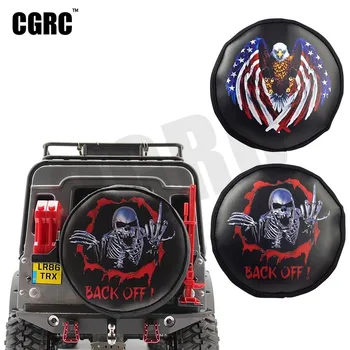 

Leather Spare Tires Cover For 1/10 RC Crawler TRX-4 Bronco AXIAL SCX10 90046 RC4WD D90 D110