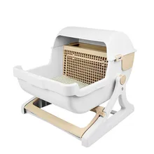 Pink Green Beige Large Semi-automatic Cat Toilet Pet Toilet Semi-closed Litter Box training kit Pet Supplies Free Shipping Pink Green Beige Large Semi-automatic Cat Toilet Pet Toilet Semi-closed Litter Box training kit Pet Supplies Free Shipping