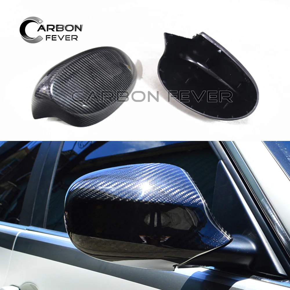For BMW E92 E93 M3 Side Door Mirror Cover Carbon Fiber Mirror Cap 3 Series 316i 318i 320i 325i
