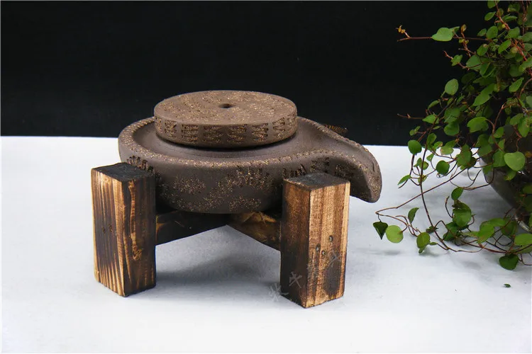Камень кувшин сиденье Исин чай животное горшок площадку с деревянной аксессуары кунг-фу чай каждая собака имеет свой день графит украшения Смешанные bat