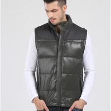 Новое поступление, зимний мужской пуховый жилет со стоячим воротником, Повседневная модная куртка размера плюс XL-4XL 5XL6XL7XL 8XL 9XL 10XL 11XL 12XL13XL
