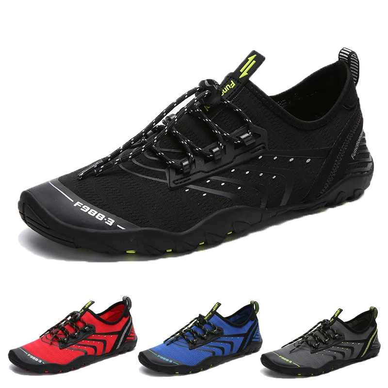 

2019 Water Shoes Men Summer Beach Shoes Breathable Upstream Aqua Shoes Quick Dry Woman Wading Sandals Diving Swimming Socks