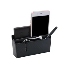 Car double cell phone locker box carbon fiber face car placement bag DM-019/020
