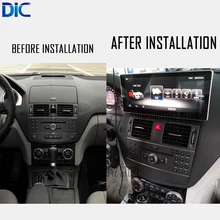 Автомобильный плеер с GPS видео Bluetooth 6 0 android навигация для Benz C Class