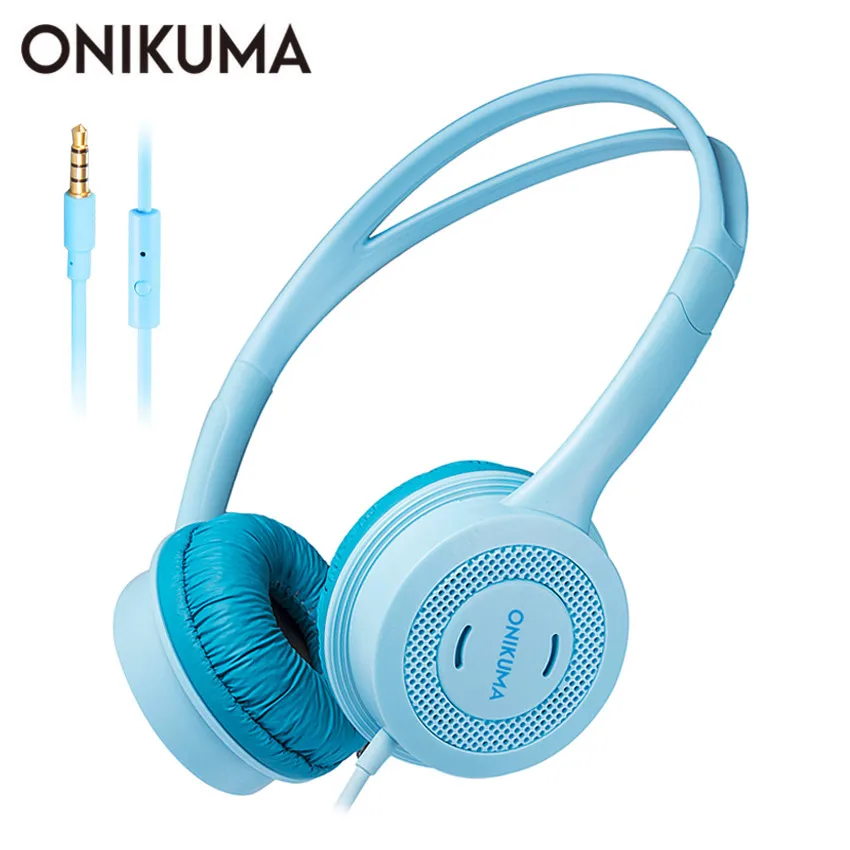 Детские Накладные наушники ONIKUMA M100 накладная гарнитура для детей с микрофоном PS4