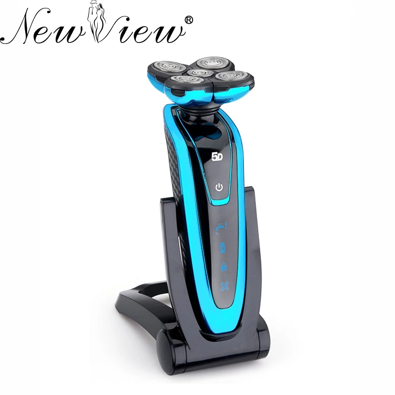 

Rechargeable Electric Shaver Washable Rotary Men Razor 5D Floating Blades Beard Hair Trimmer Shaving Machine