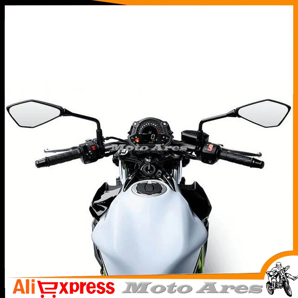 Scooter Rearview Mirrors Universal Motorcycle Mirrors Accessories Scooter Parts Moto Rearview for kawasaki Z900