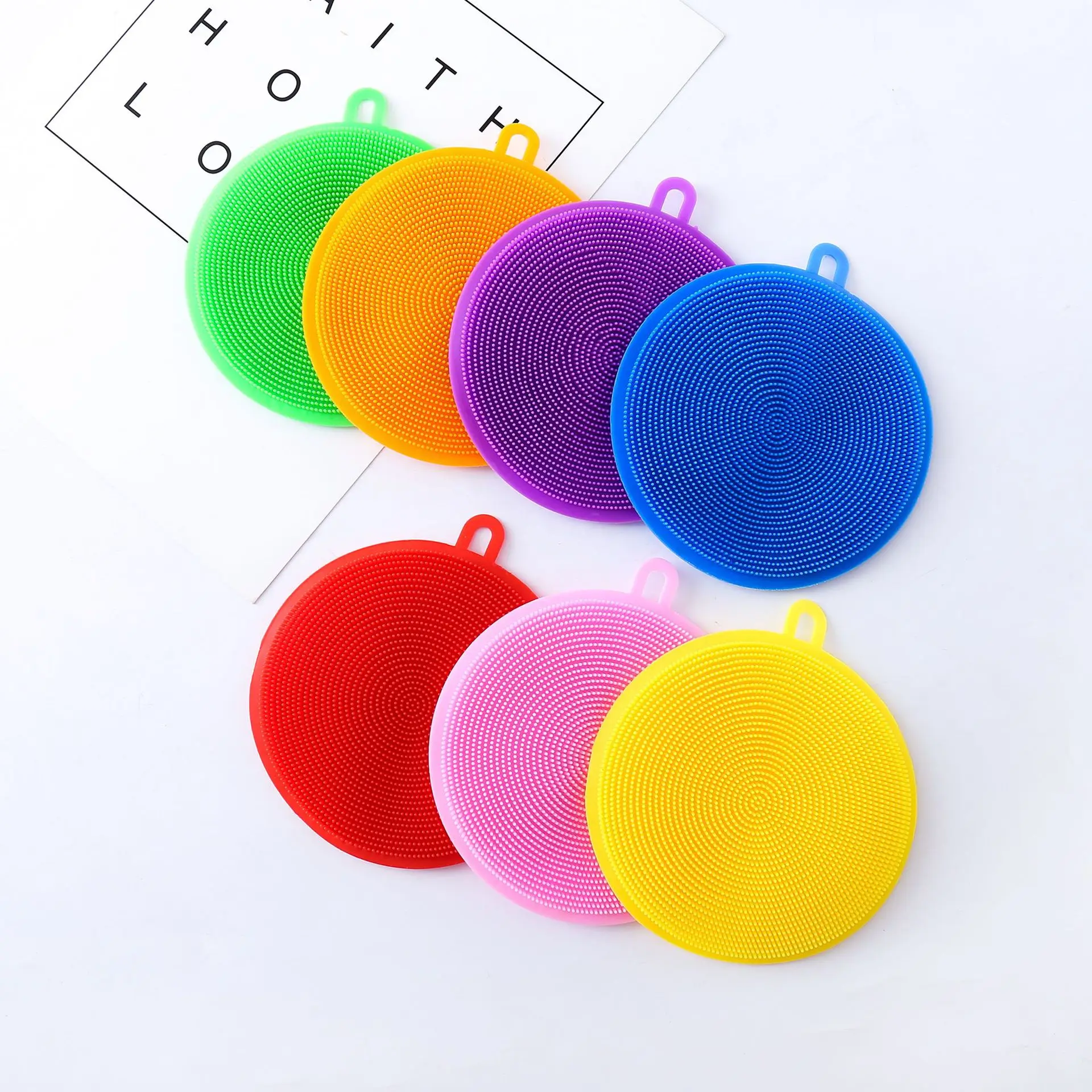 

Magic Cleaning Brushes Silicone Dish Bowl Scouring Pads Pot Pan Easy to Clean Wash Brushes Cleaner Sponges Dish Rags