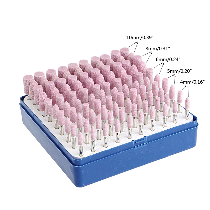 100 шт. абразивный камень точки электрической полировки шлифовальной головки комплект колес инструмент высокое качество