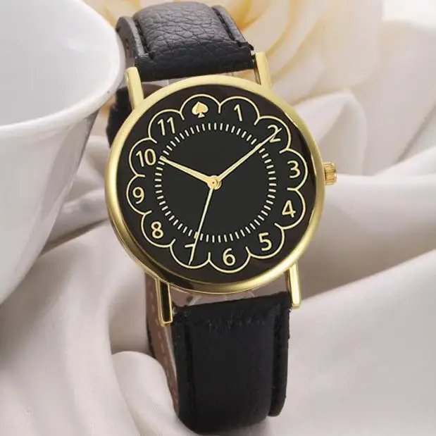 Модные женские туфли кварцевые аналоговые часы кожаный ремешок дамские наручные часы женские часы брендов оптом relogio feminino AA5 - Цвет: A